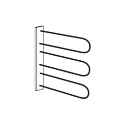 Tie/Belt Rack For Wiemann Wardrobes - VIP