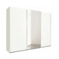 Tubona White 3 Door Sliding Wardrobe with Mirror – W271cm