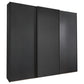 Tulsa 3 Door Graphite Sliding Door Wardrobe with Decking - Free Assembly 