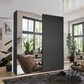 Tulsa Graphite Double Freestanding Mirrored Wardrobe 