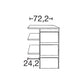 VIP Interior Drawer Insert For Wiemann Wardrobes - 3 Drawers - 72.2cm