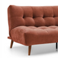Venus Terracotta Chenille Sofa Bed - Pendle Village Furniture