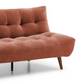 Venus Terracotta Chenille Sofa Bed - Pendle Village Furniture