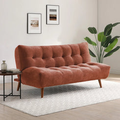 Venus Terracotta Chenille Sofa Bed - Pendle Village Furniture
