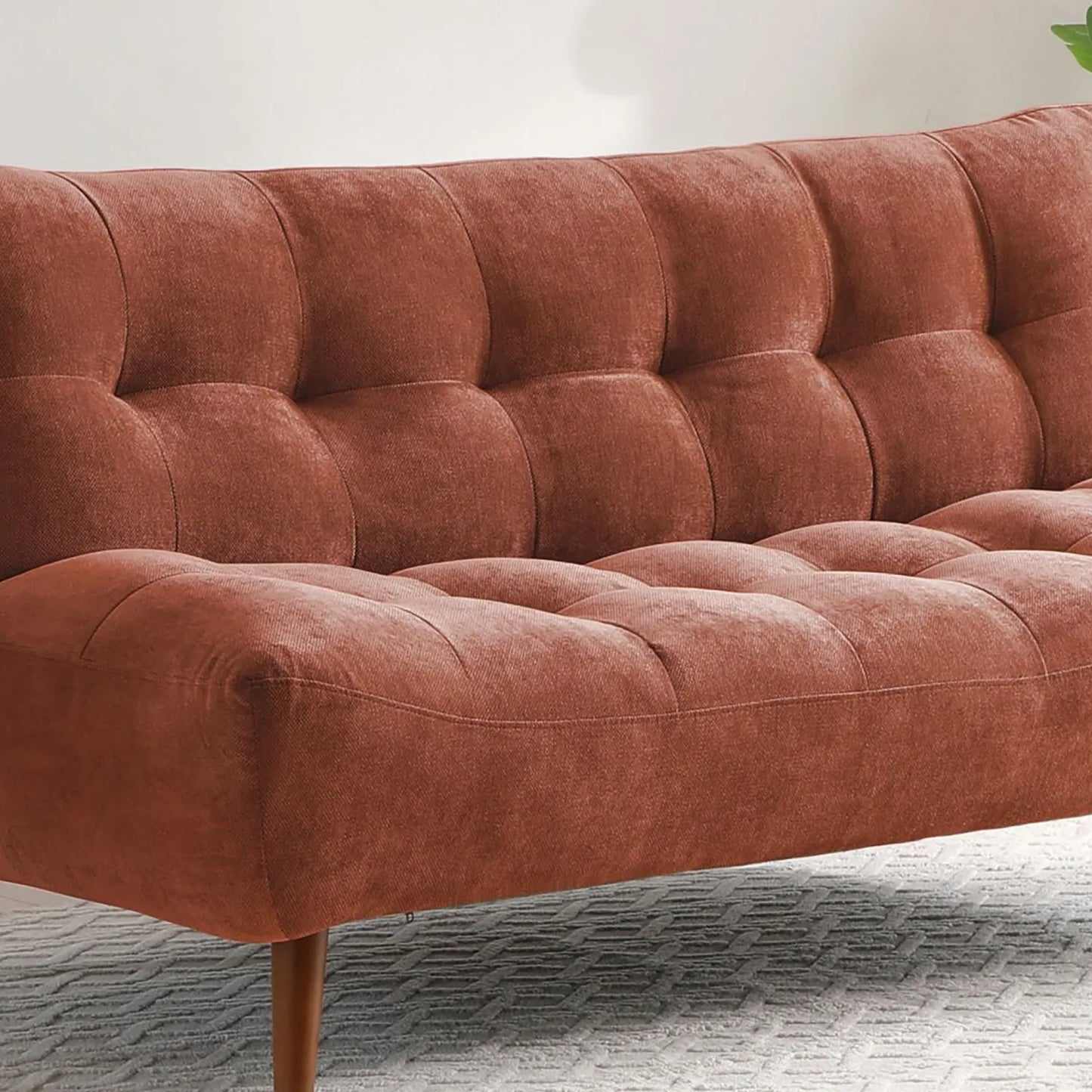 Venus Terracotta Chenille Sofa Bed - Pendle Village Furniture