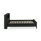 Victory Black 150cm Kingsize Bookcase Bed - Side Angle view
