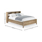 Victory Brown 150cm Kingsize Bookcase Bed