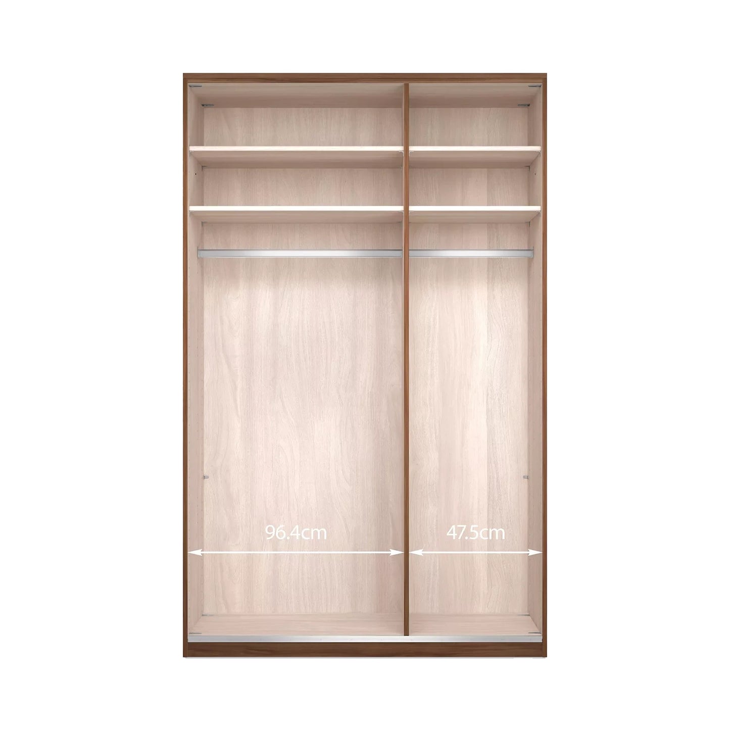 Marlo 3 Door Hinged Wardrobe 150cm