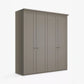 Marlo 4 Door Hinged Wardrobe 200cm