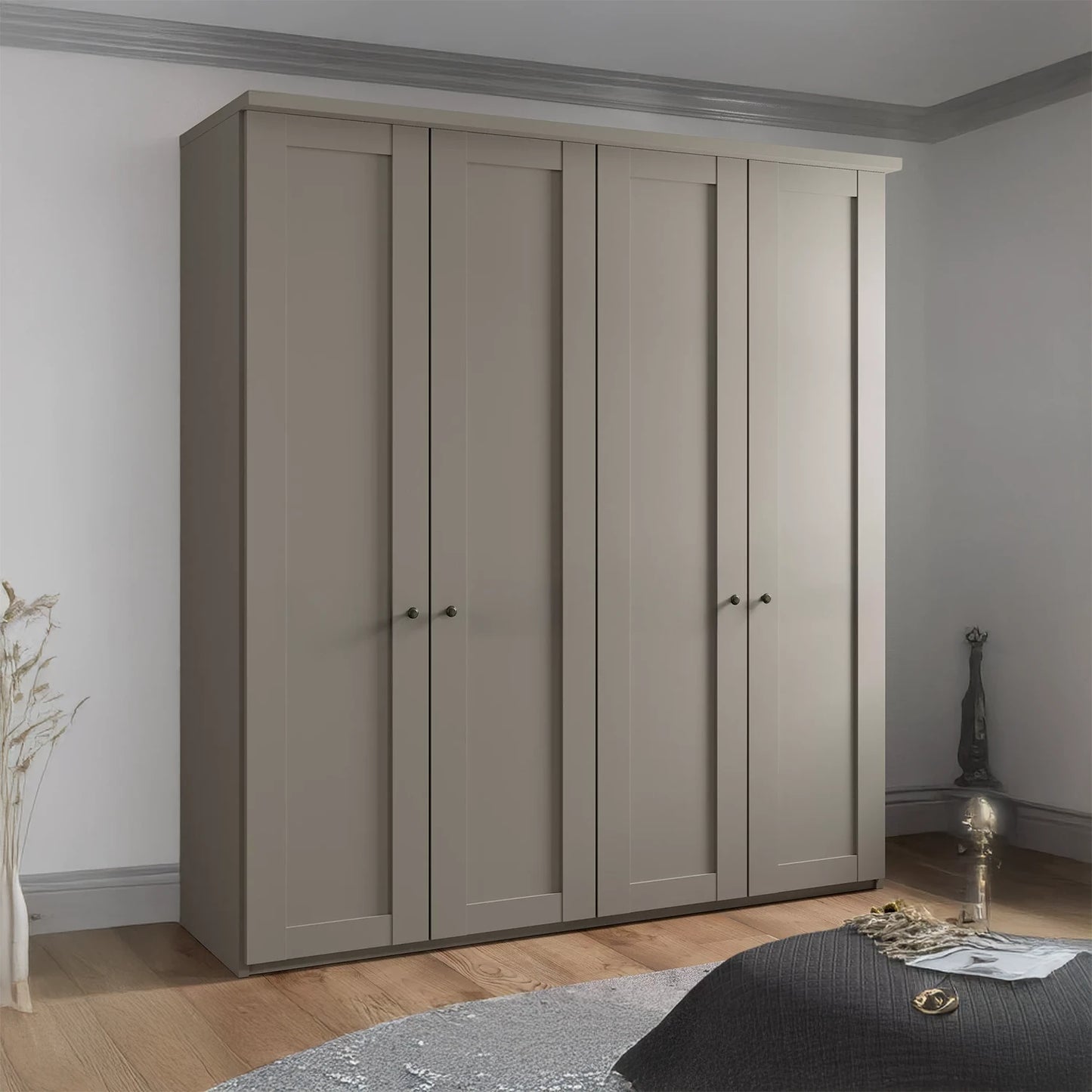 Marlo 4 Door Hinged Wardrobe 200cm