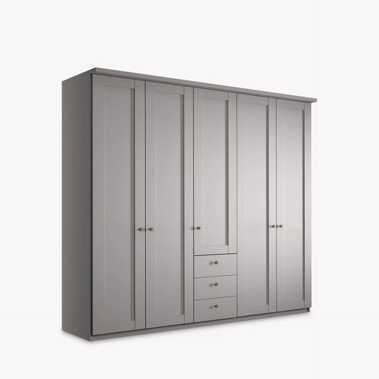 Wiemann Marlo 5 Door Wardrobe with 3 Drawers width 250cm