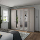 Marlo 5 Door Hinged Wardrobe 250cm