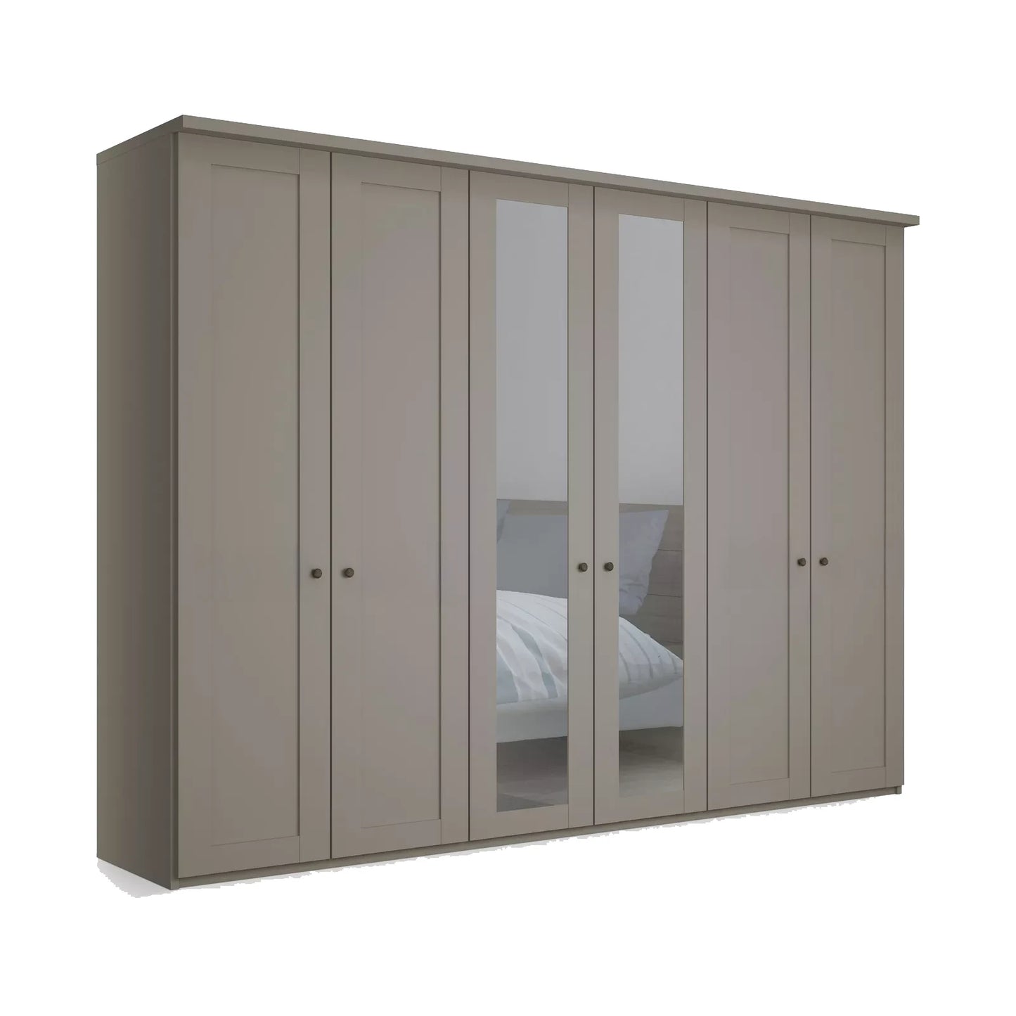 Marlo 6 Door Hinged Wardrobe 300cm