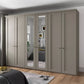 Marlo 6 Door Hinged Wardrobe 300cm