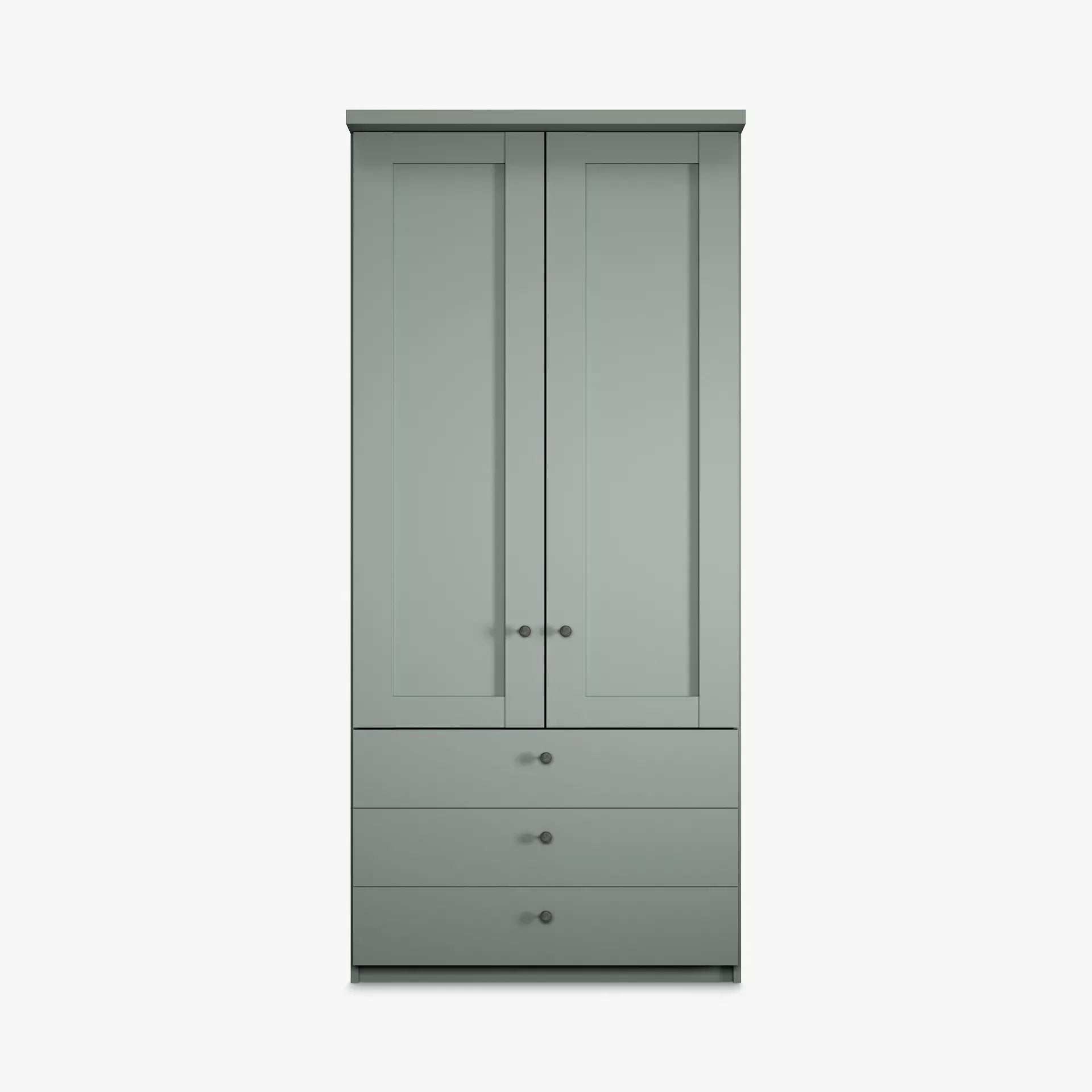 Wiemann Marlo 2 Door 3 Drawer Wardrobe in Sage Green Colour