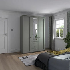 Wiemann Marlo 3 Door Wardrobe with 3 Drawers - W150cm