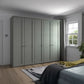 Marlo 5 Door Hinged Wardrobe 250cm