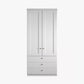 Wiemann Marlo 2 Door 3 Drawer Wardrobe in White Colour
