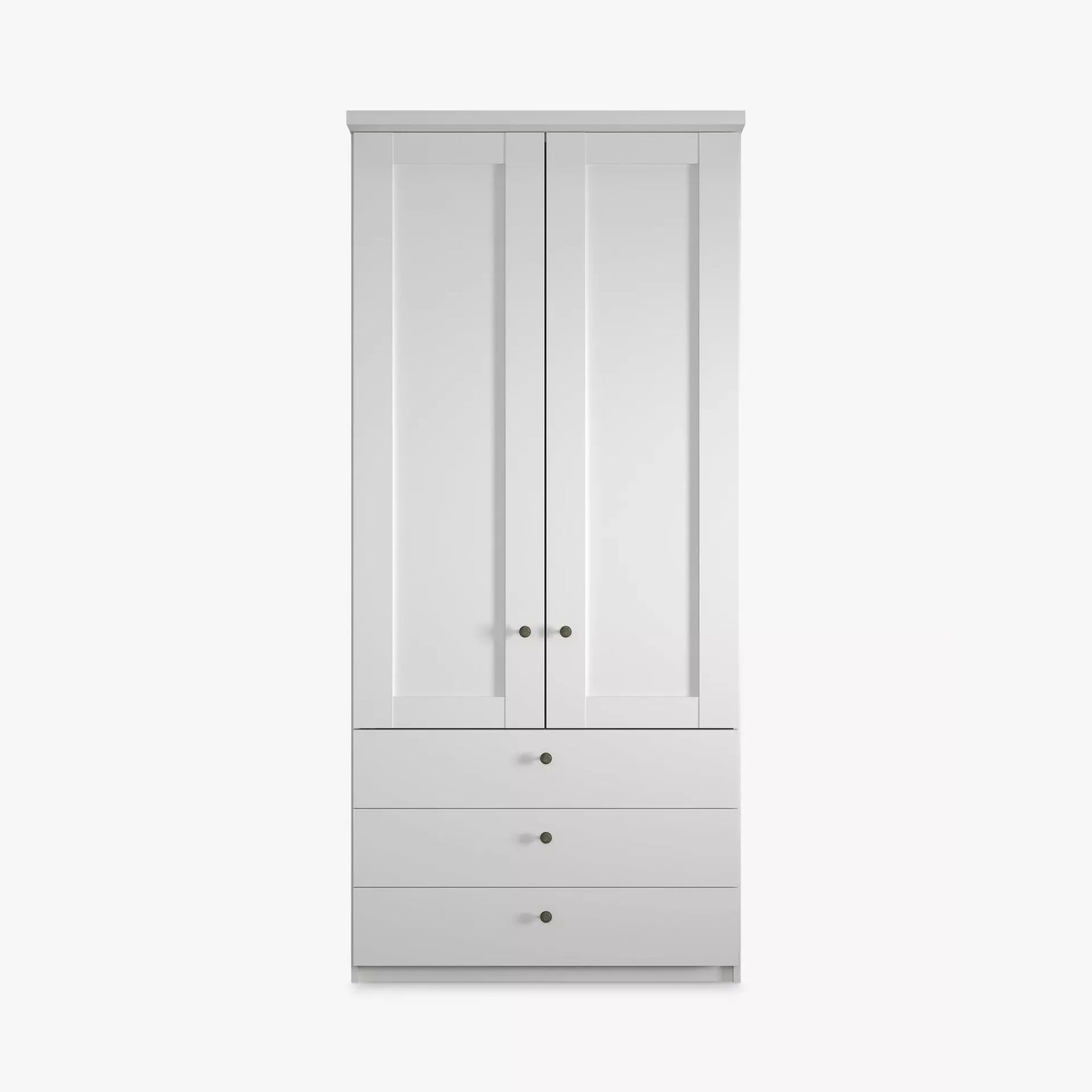 Wiemann Marlo 2 Door 3 Drawer Wardrobe in White Colour