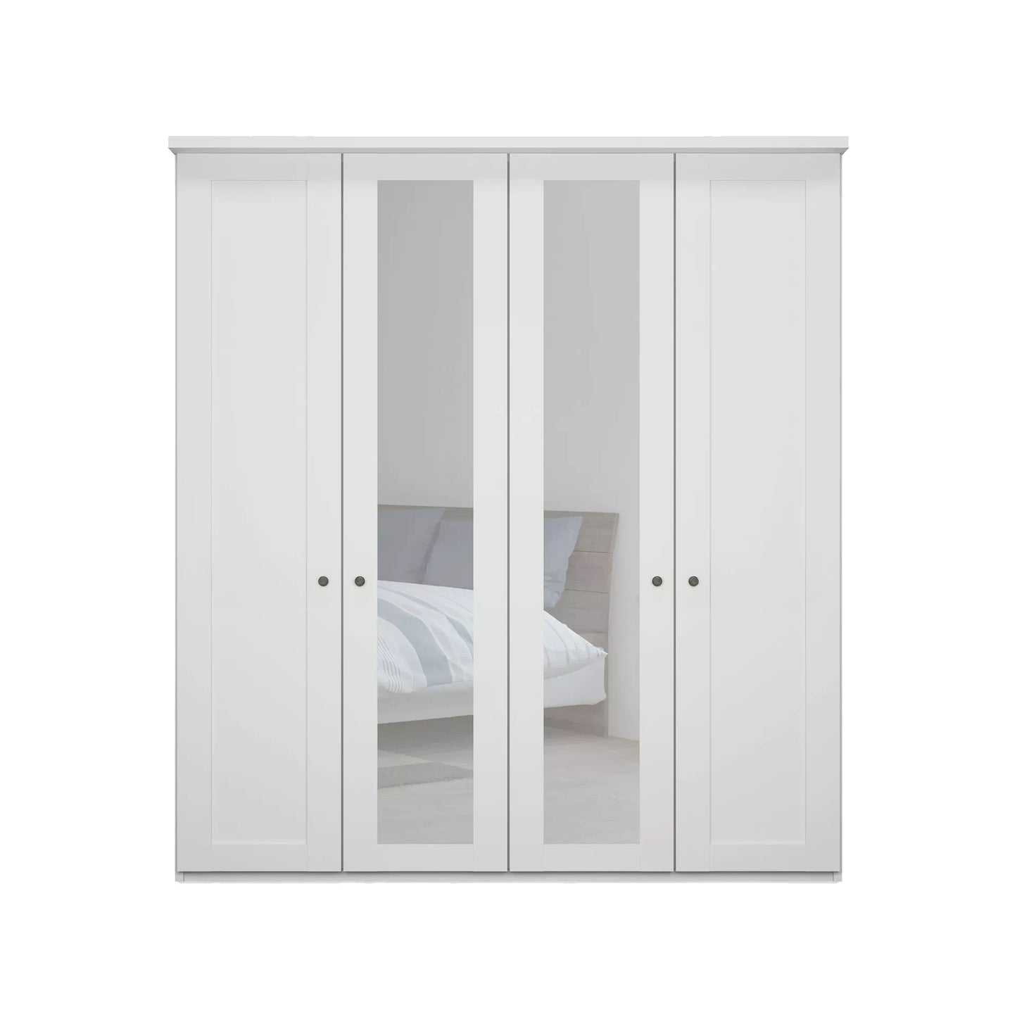 Marlo 4 Door Hinged Wardrobe 200cm
