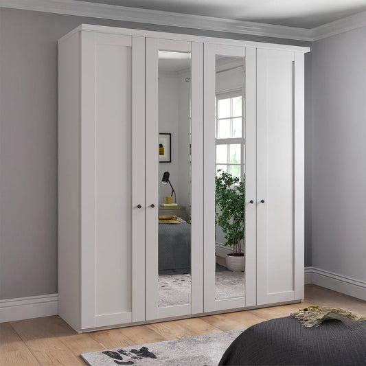 Marlo 4 Door Hinged Wardrobe 200cm