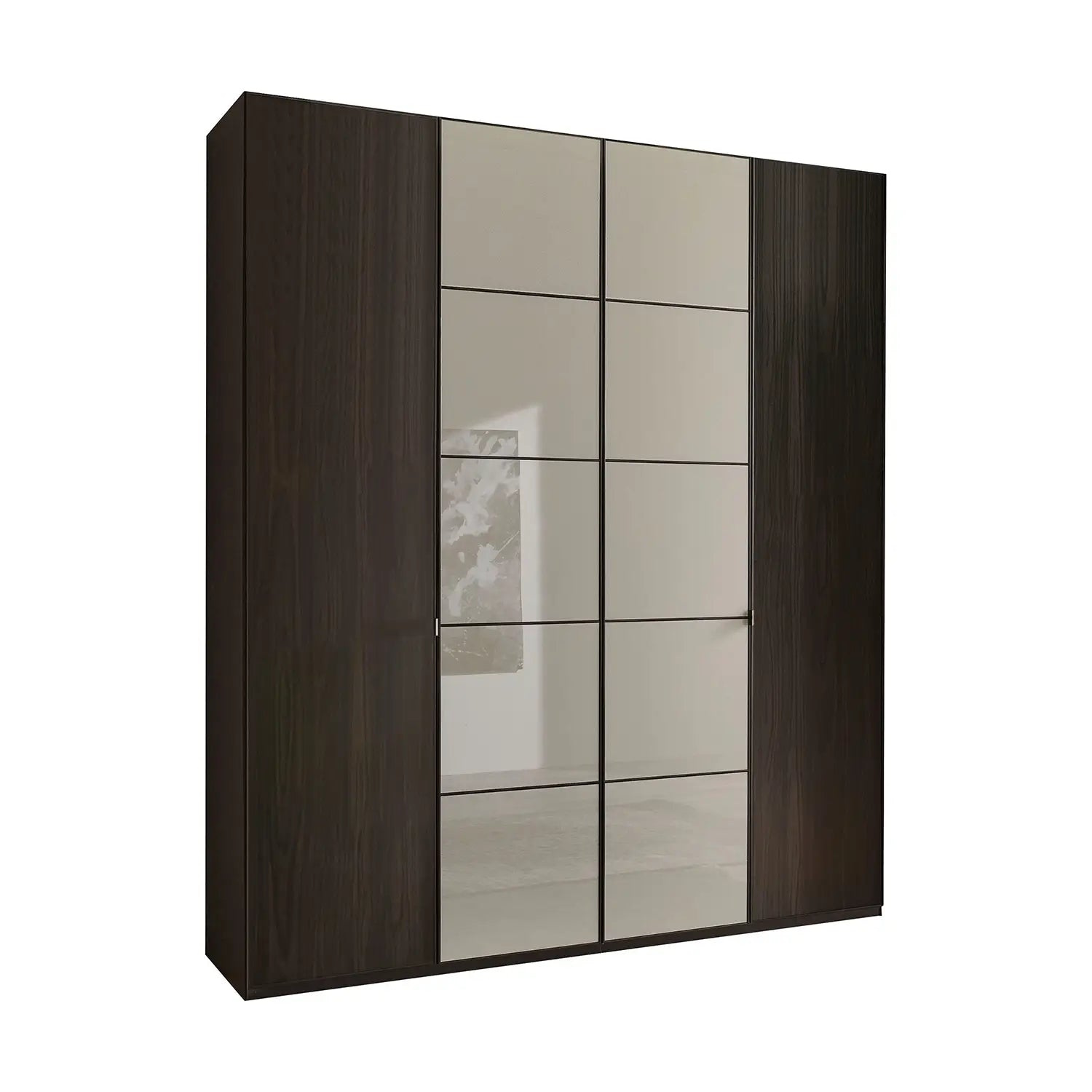 Zenith 200cm 4 Door Hinged Wardrobe 