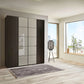 Zenith 200cm 4 Door Hinged Wardrobe 