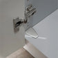 Zenith 200cm 4 Door Hinged Mocca Oak Mirrored Wardrobe 