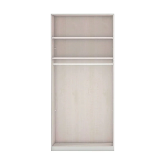 Kempton 2 Door Hinged Wardrobe with Right Door Mirror 