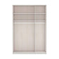 Halver Graphite 4 Door Hinged Wardrobe (W200cm)