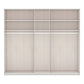 Halver Graphite 5 Door Hinged Wardrobe (W250cm)