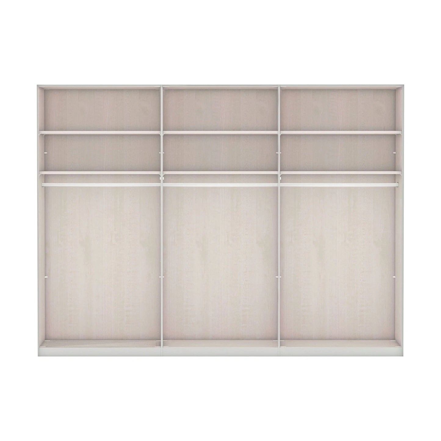 Halver Graphite 6 Door Wardrobe with Drawers (W300cm)