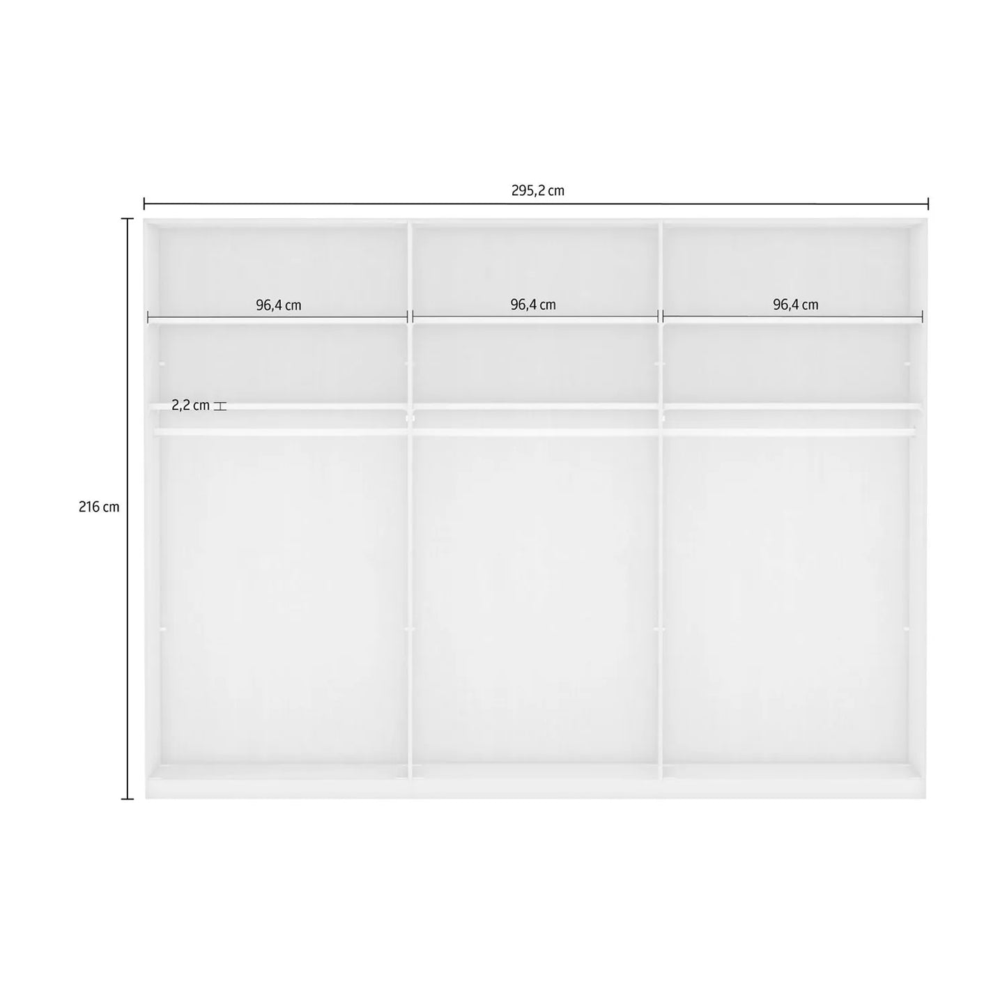 Kempton Sage Green 4 Door Hinged Wardrobe 