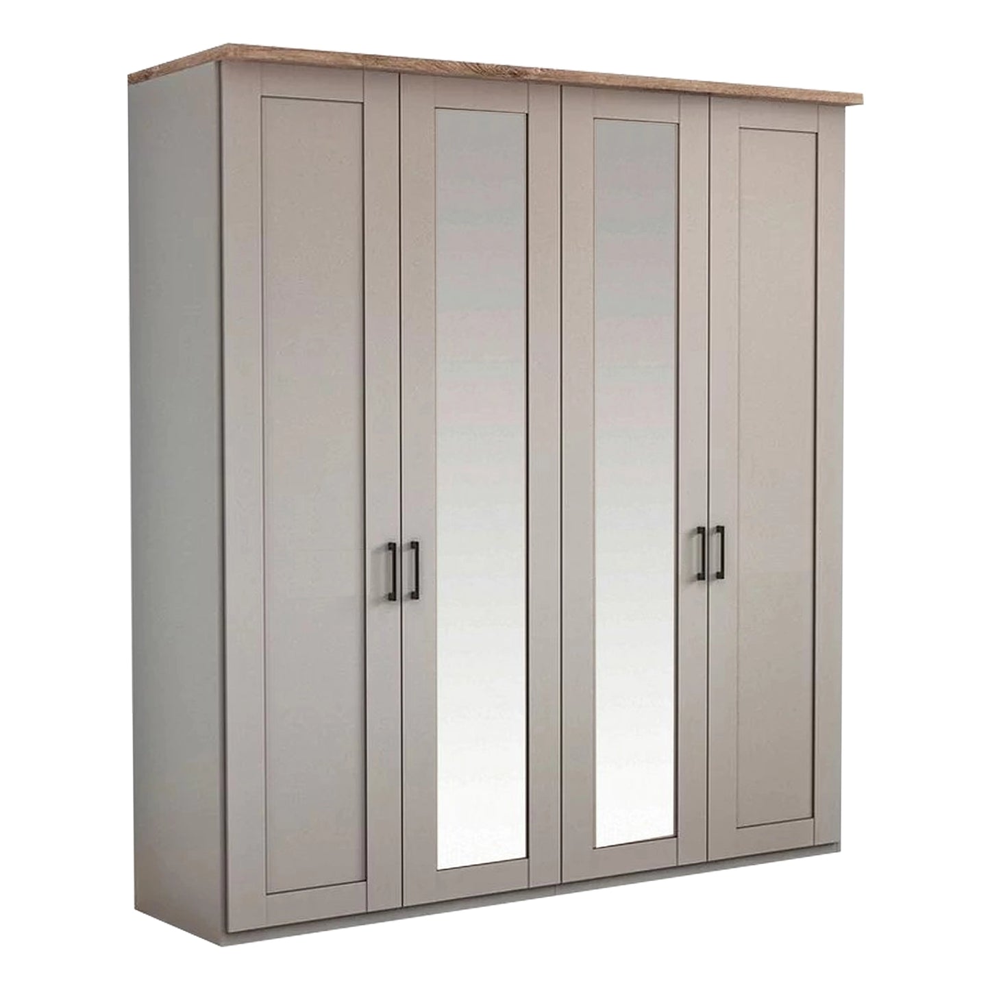 Wiemann Adelina 4 Door Hinged Wardrobe - W200cm With Mirror