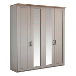 Wiemann Adelina 4 Door Hinged Wardrobe - W200cm With Mirror