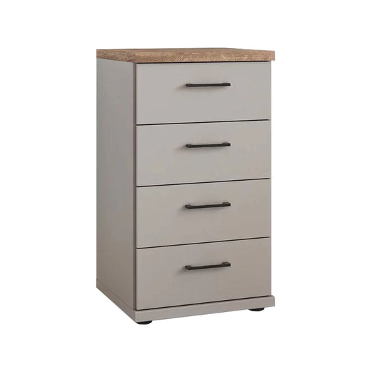 Wiemann Adeline 4 Drawer Narrow Chest in Pebble Grey