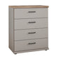 Wiemann Adeline 4 Drawer Wide Chest in Pebble Grey