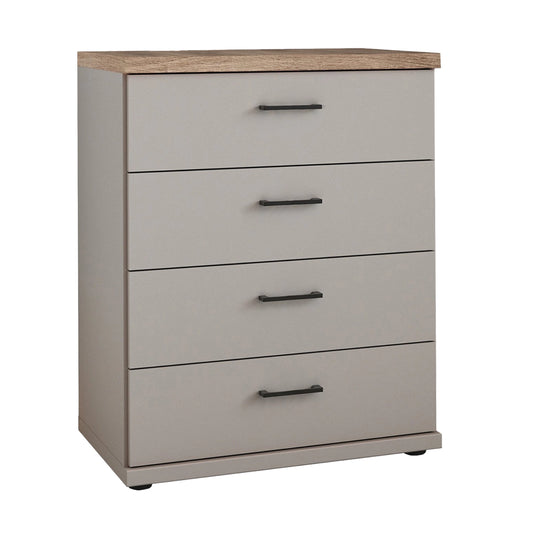 Wiemann Adeline 4 Drawer Wide Chest in Pebble Grey