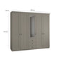 Wiemann Adeline 5 Door 3 Drawer Wardrobe - W250cm - Dimensions