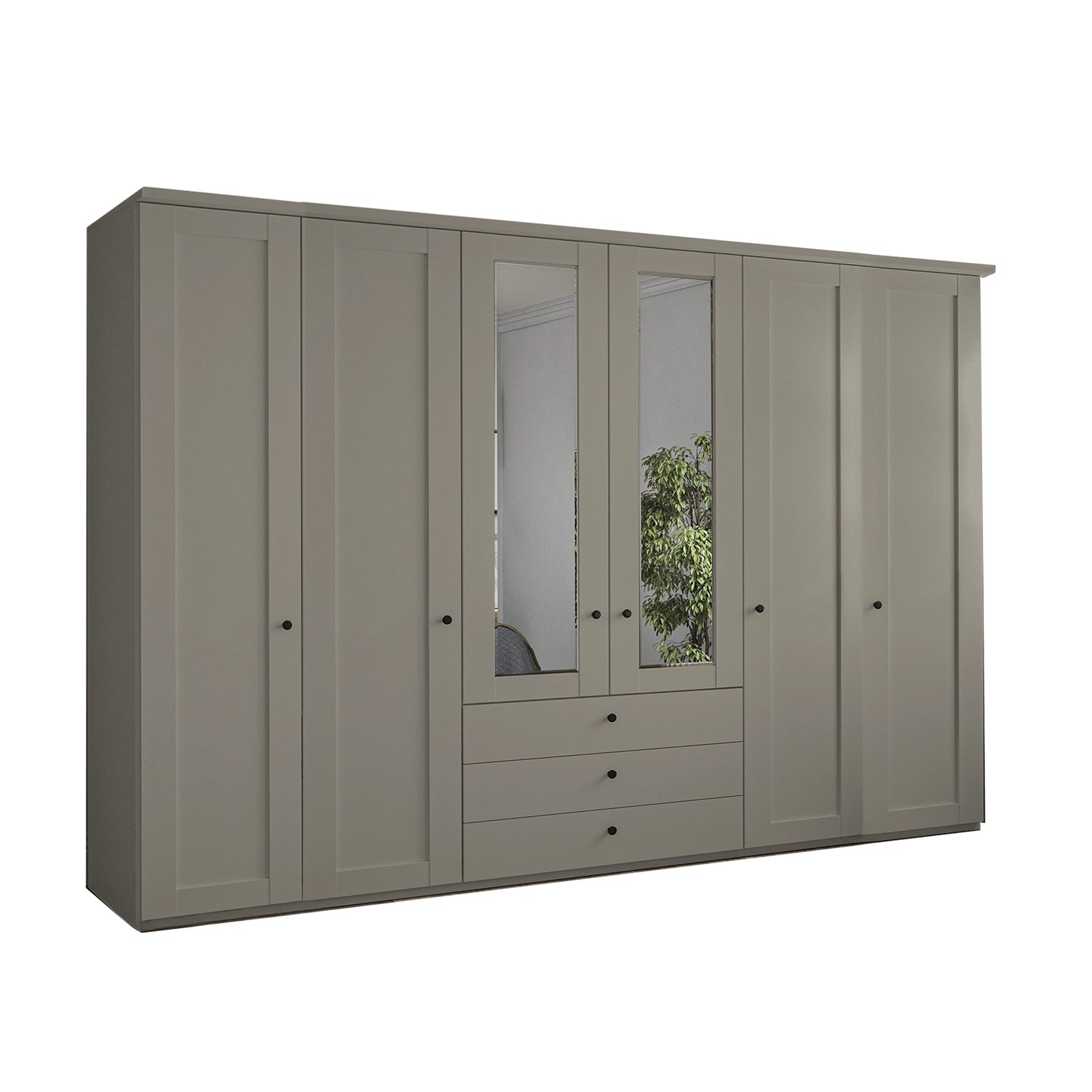6 Door Wardrobes with Drawers