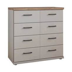 Wiemann Adeline 8 Drawer Twin Chest in Pebble Grey