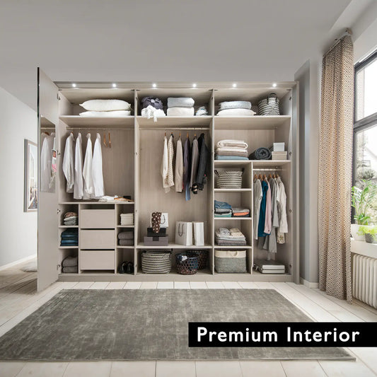Wiemann Bristol Pebble Grey Sliding Door Wardrobe 