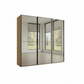 Wiemann Full Mirror Phoenix Apex Bianco Oak Carcase 3 Door Sliding Wardrobe