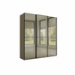 Wiemann Full Mirror Phoenix Apex Champagne Carcase 3 Door Sliding Wardrobe