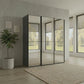 Wiemann Full Mirror Phoenix Apex Lava Carcase 3 Door Sliding Wardrobe