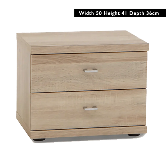 Wiemann Bristol Rustic Oak and Mirror Front 4 Door Wardrobe 
