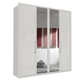 Wiemann Bristol White 4 Door Wardrobe With Mirror