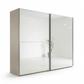 Wiemann Bristol Rustic Oak Sliding Door Mirrored Wardrobe