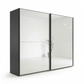 Wiemann Bristol Rustic Oak Sliding Door Mirrored Wardrobe