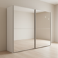 Wiemann Bristol Rustic Oak Sliding Door Mirrored Wardrobe